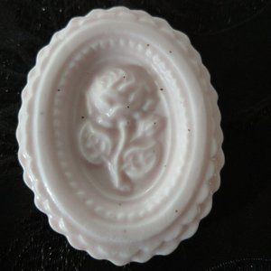 homemade soap with rose print
